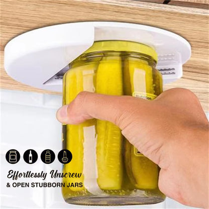 Multifunction Can Opener Cabinet under Jar Opening Tool Professional Bottle Quick Opener Fast Lid Remover Kitchen Accessories